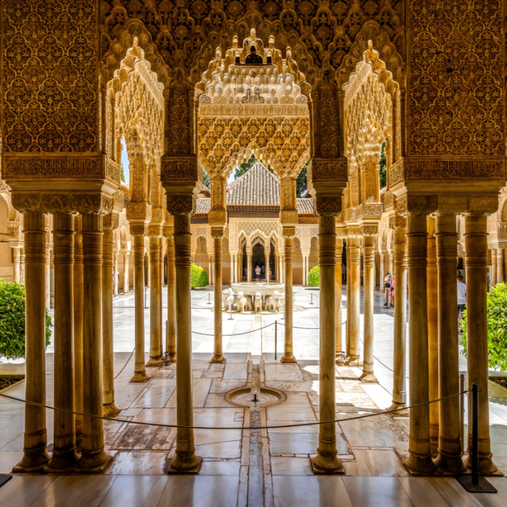 Andalusia Alhambra courtyard