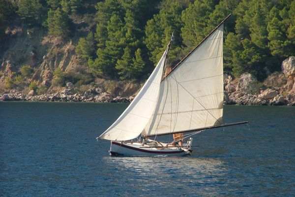 Traditional Vis island boat, Croatia