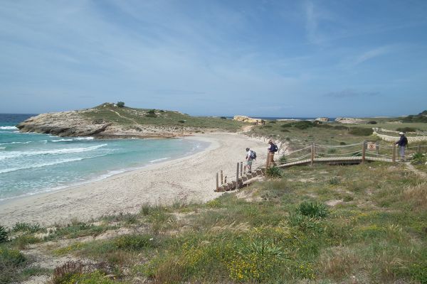 Walking on the south coast of Menorca