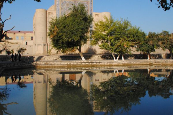 Mir-i-Arab Madrasah in Bukhara, Uzbekistan