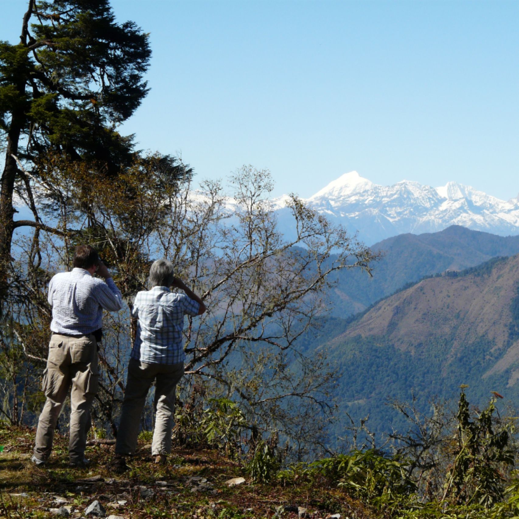 Bhutan walkers