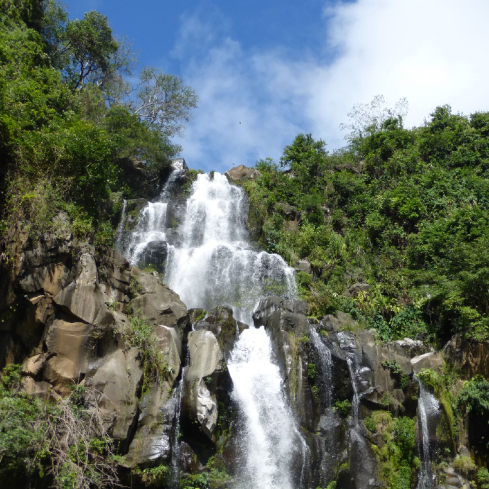 Reunion waterfall